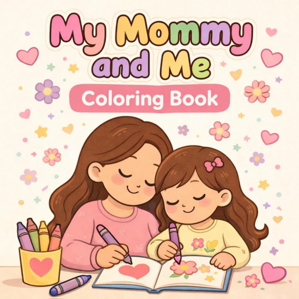 My Mommy and Me Coloring Book for Kids: Cute and Easy Coloring Pages for Toddlers and Children, Fun Mother and Child Bonding Activity, Bold and Simple ... Life Relaxing Coloring Books Collection)