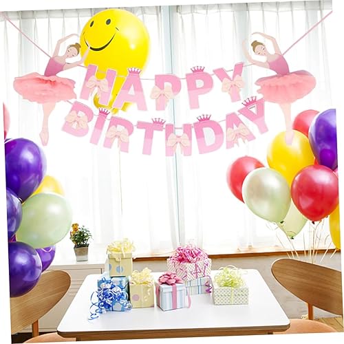 Miniatura 6 de Vaguelly Pancartas de feliz cumpleaños para decoración de boda, decoración de fiesta, guirnalda de banderines para cumpleaños, tira de la bandera,