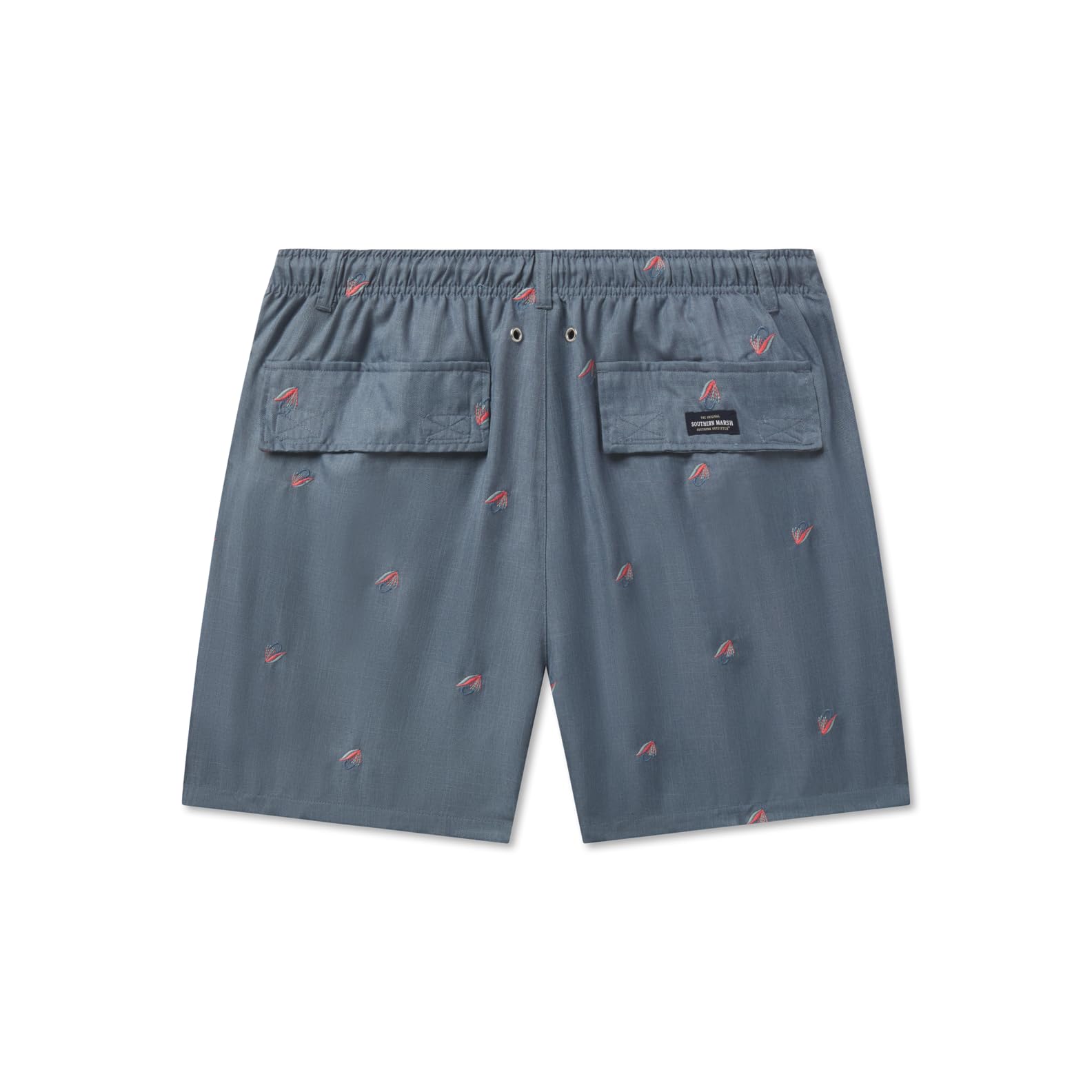 Southern Marsh Dockside Swim Trunks - Chambray Fly, Navy, Small