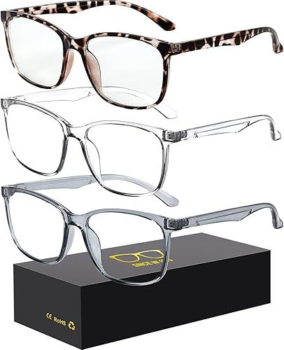 Miniatura 20 de Lentes con bloqueo de luz azul para computadora, lectura, juegos, televisión, teléfonos, lentes de moda antifatiga visual y UV para mujeres y