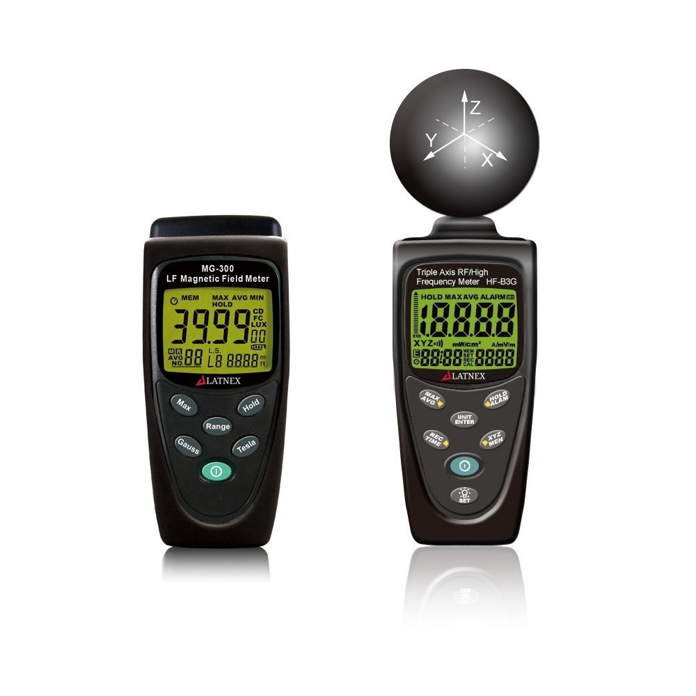 Buy EMF Meters Combo Gauss Field Meter and EMF RF Meter
