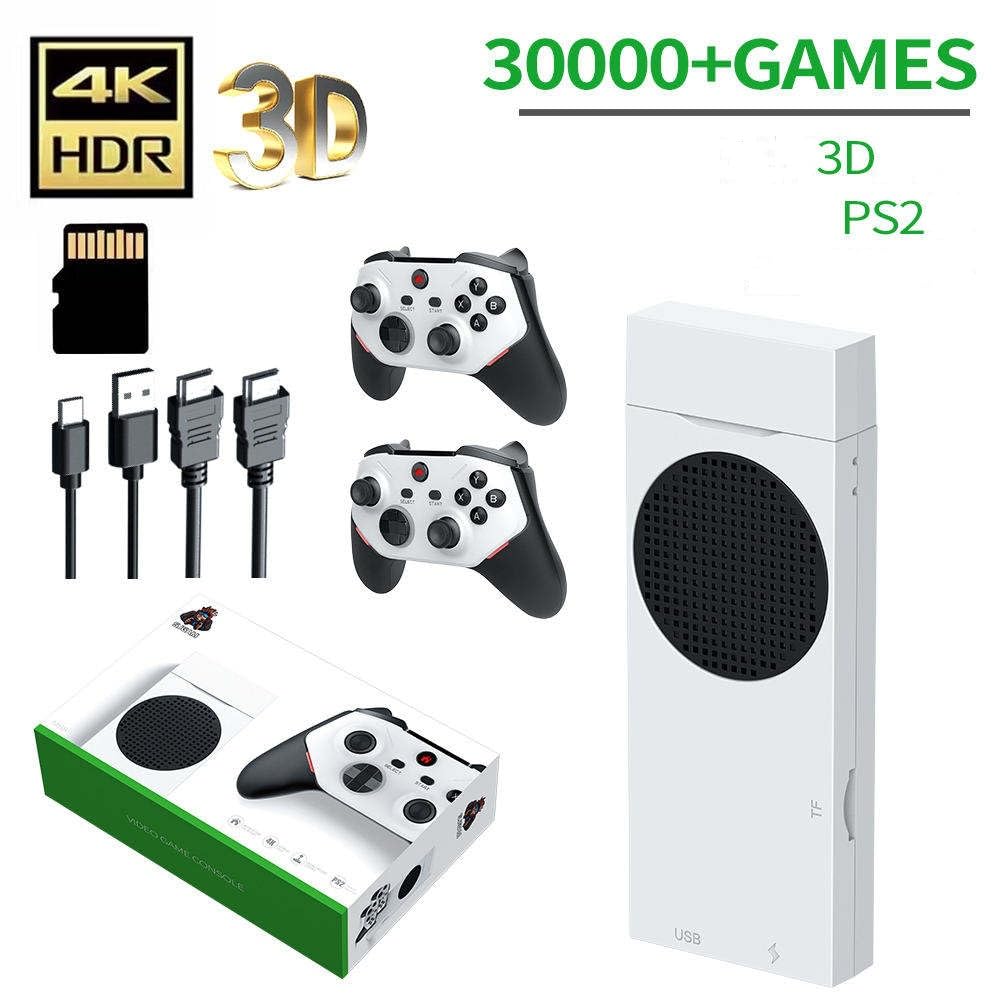 FYURI M88 Game Stick Console, Gaming Console, with 30000, Retro Games, PS2 & 3D Emulator, Dual 2.4G Wireless Controllers, HDMI Video Game Stick, Video Game for Tv Kids, Ps2 1