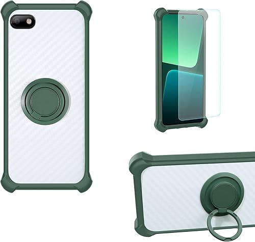 Case for Kalley Element 5 Plus Case Compatible with Kalley Element 5 Plus Phone Case Cover [with Tempered Glass Screen Protector][Hard PC + Soft