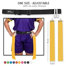 Trained 10 Man Flag Football Belt Pop Set (YELLOW)