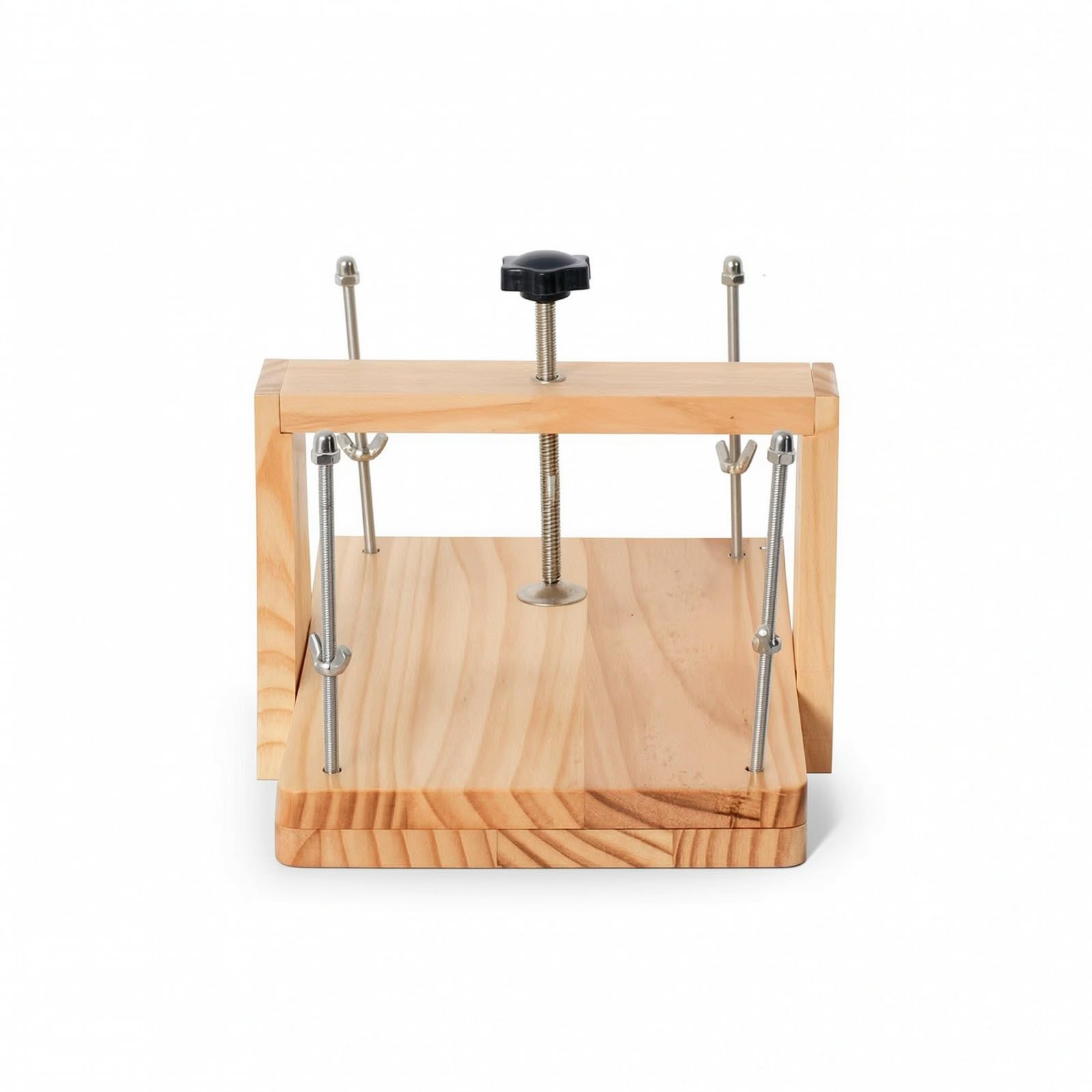 Holzblumenpresse schnelltrocknend Blumenpresse mit Schraubverschluss rechteckig Pflanzenpresse für Bastler, Hobbygärtner, Bastelzimmer