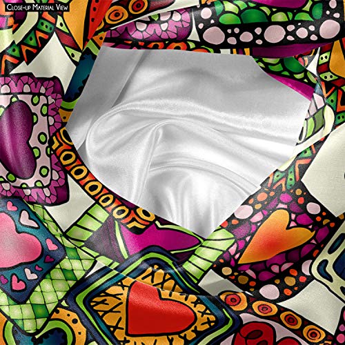Image of ArtzFolio Doodle Hearts D2 | Pouch Wrist Potli Bag | Bag for Weddings & Casual Parties