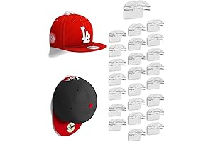 Baseball Cap Wall Mount Hat Display Rack - Cap Holder Organizer |...