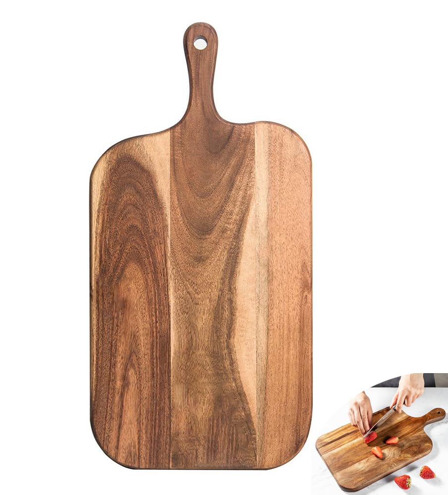 Tabla de cortar rectangular de madera para cocina miniatura 1