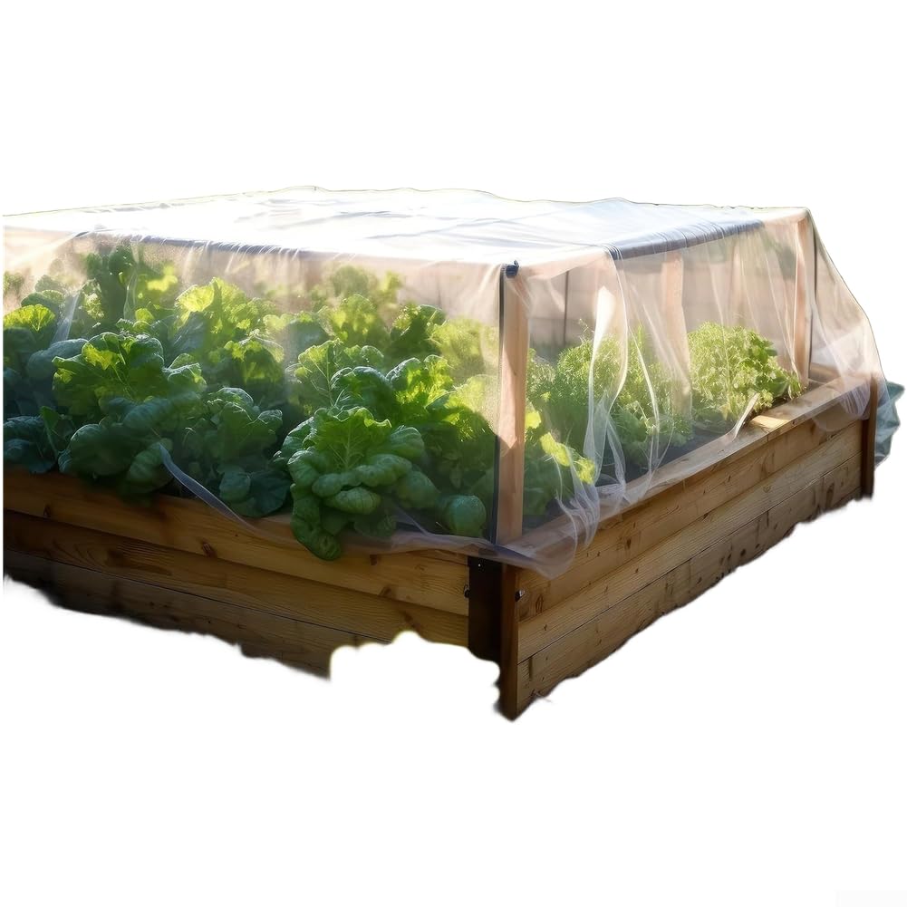 Filet Anti-Nuisibles Jardin 2.4x4m Polyester Respirant(Black 3 * 15m)