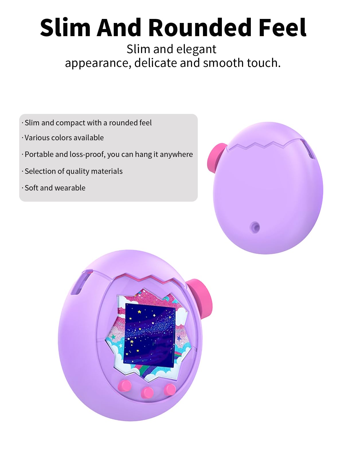 Silikonowe etui ochronne do Tamagotchi Paradise – miękkie etui odporne na upadki, struny i folia ochronna, elektroniczne akcesoria dla zwierząt domowych, ochrona maszyny do gry w Virtual Pet