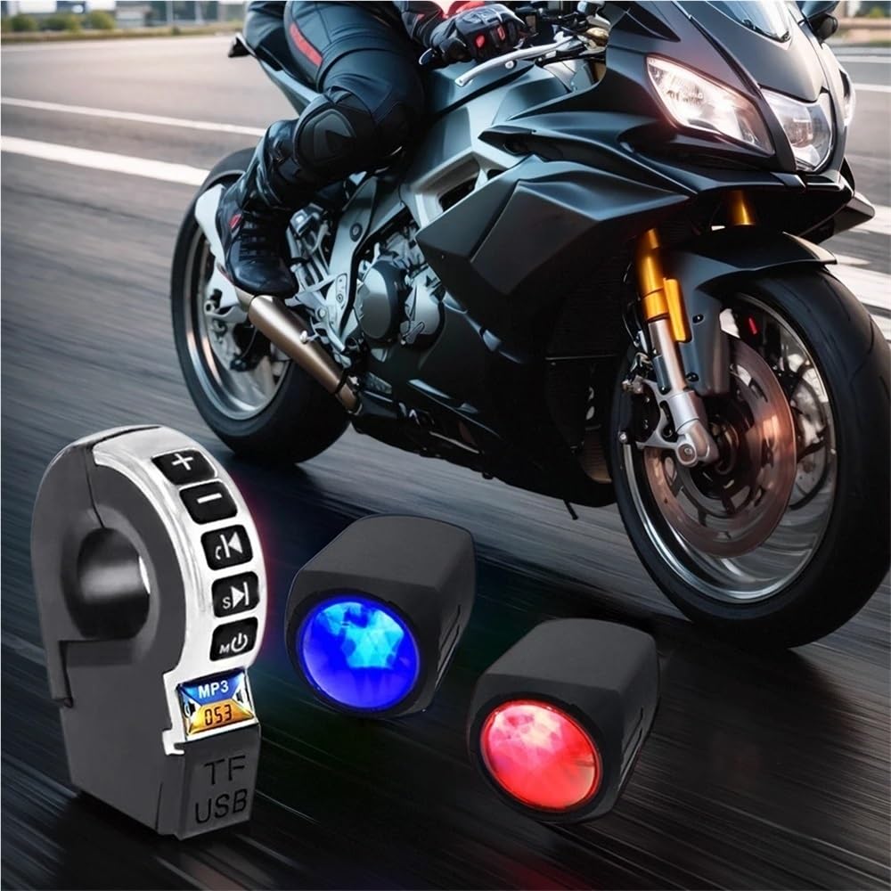 Altoparlante Musicale Audio Compatibile Con L'audio Del Manubrio | Audio Compatibile Con L'audio Del Manubrio Della Moto Interruttore Maniglia, Riproduzione Scheda TF E Ricarica Telefono