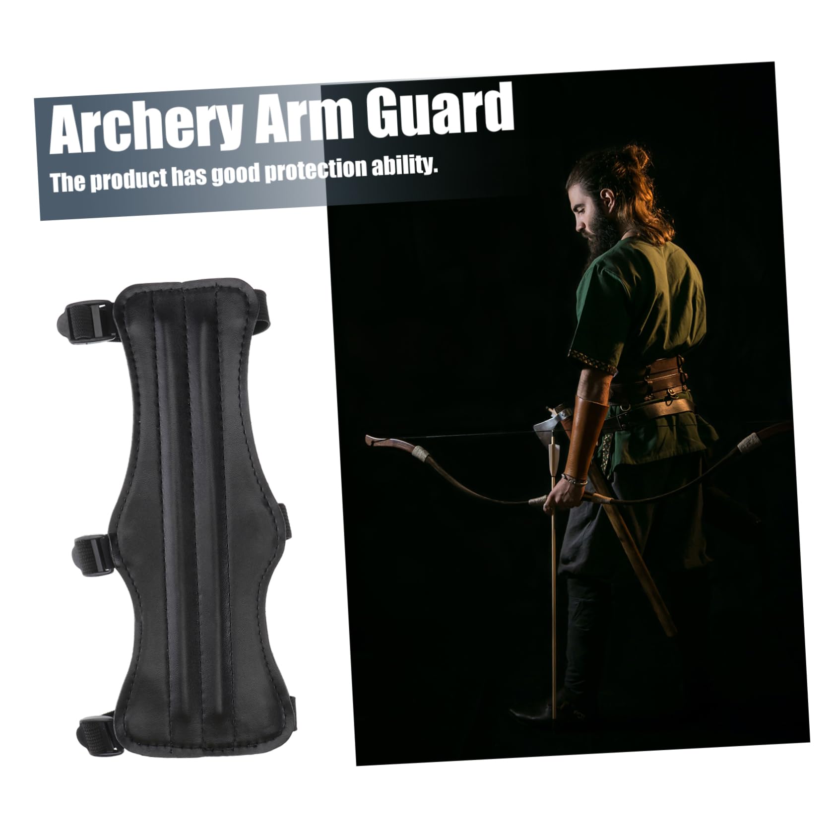 Abaodam and Arrow Arm Guards Finger Guard Youth Protective Gear Adjustable Wristband