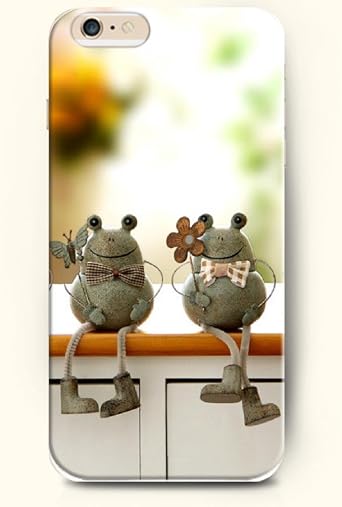 iPhone 6 Plus Case 5.5 Inches Lovely Frog Toys - Hard Back Plastic Case OOFIT Authentic