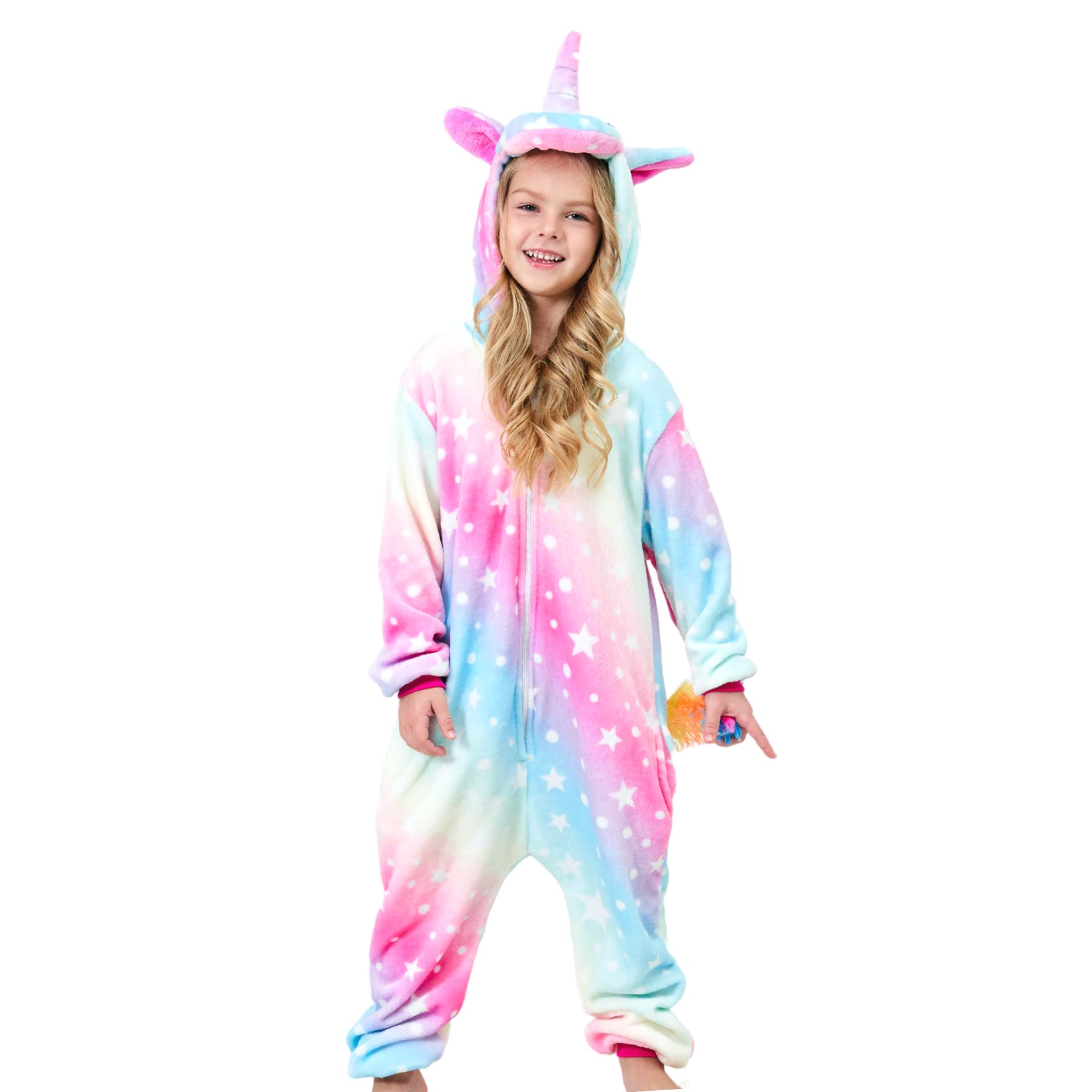 Grenouillère Licorne Douce Pyjama Combinaison Surpyjama pour Enfants
