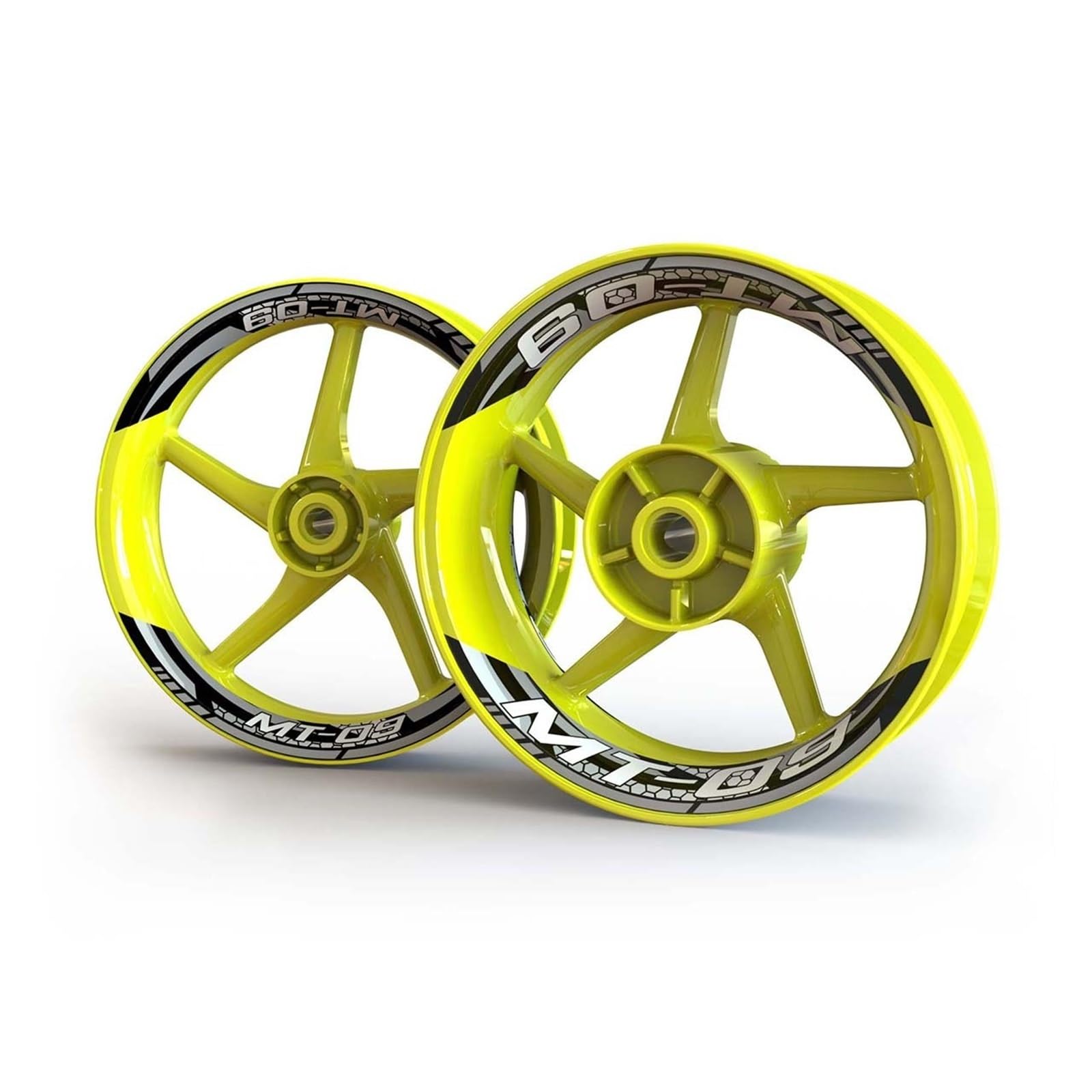 Motorcycle Sticker Wheel for for Mt 09 for Mt09 Sp Wheel Stickers Wheel Rim Decal(4)