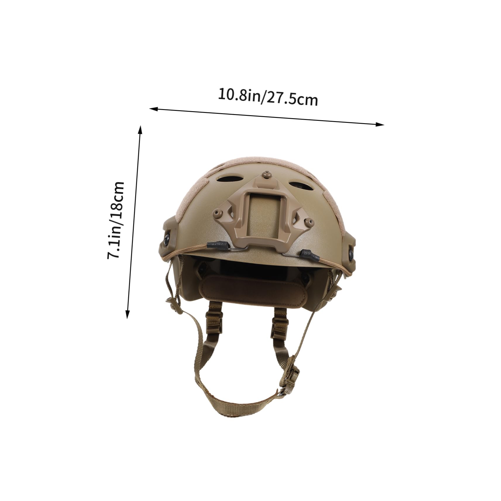 Casque de Vélo Robuste Antichoc en Abs Marron pour Adulte