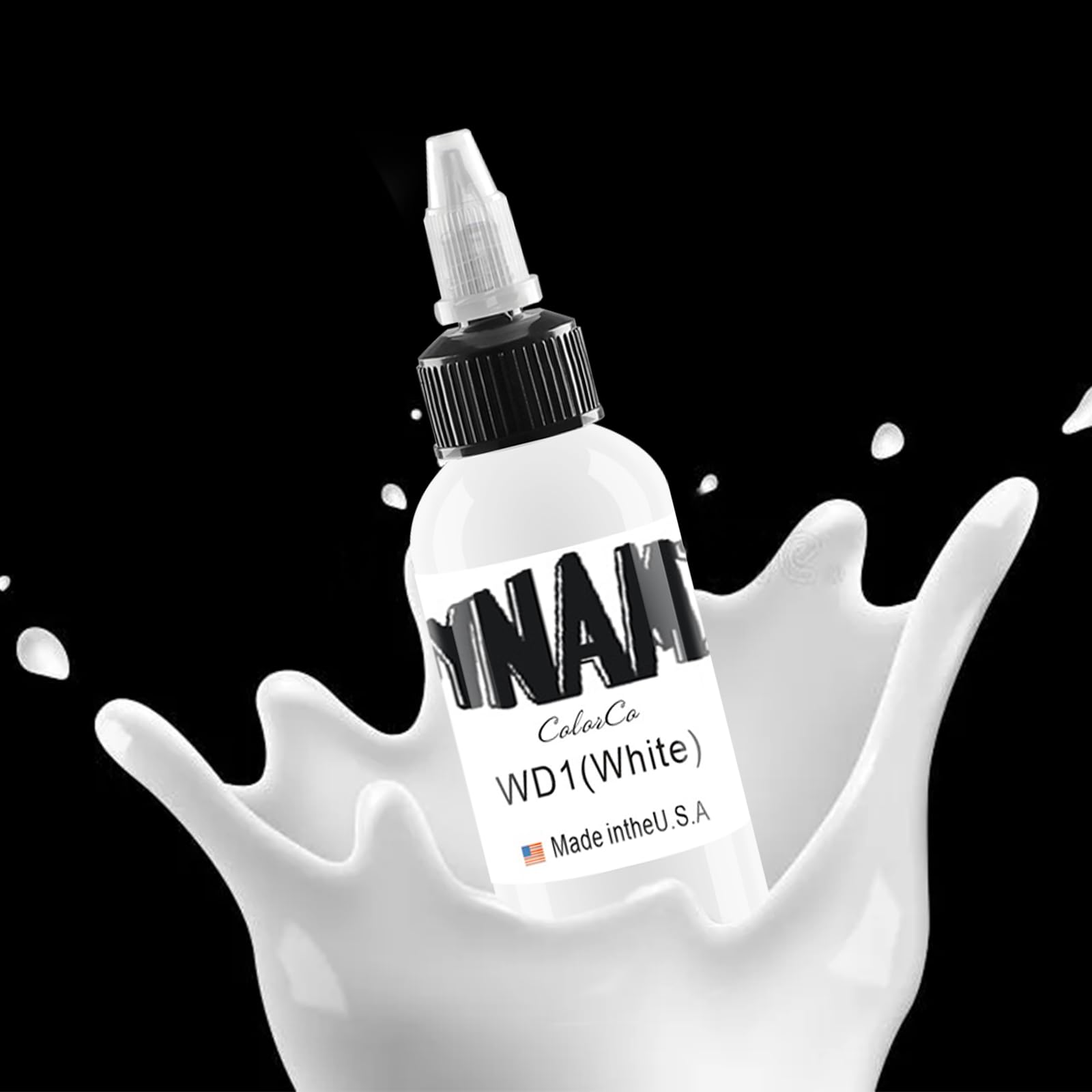 Inchiostro per tatuaggi, inchiostro per tatuaggi bianco, inchiostro ultra bianco, adatto per l'uso con inchiostro di qualsiasi altro colore (30 ml)