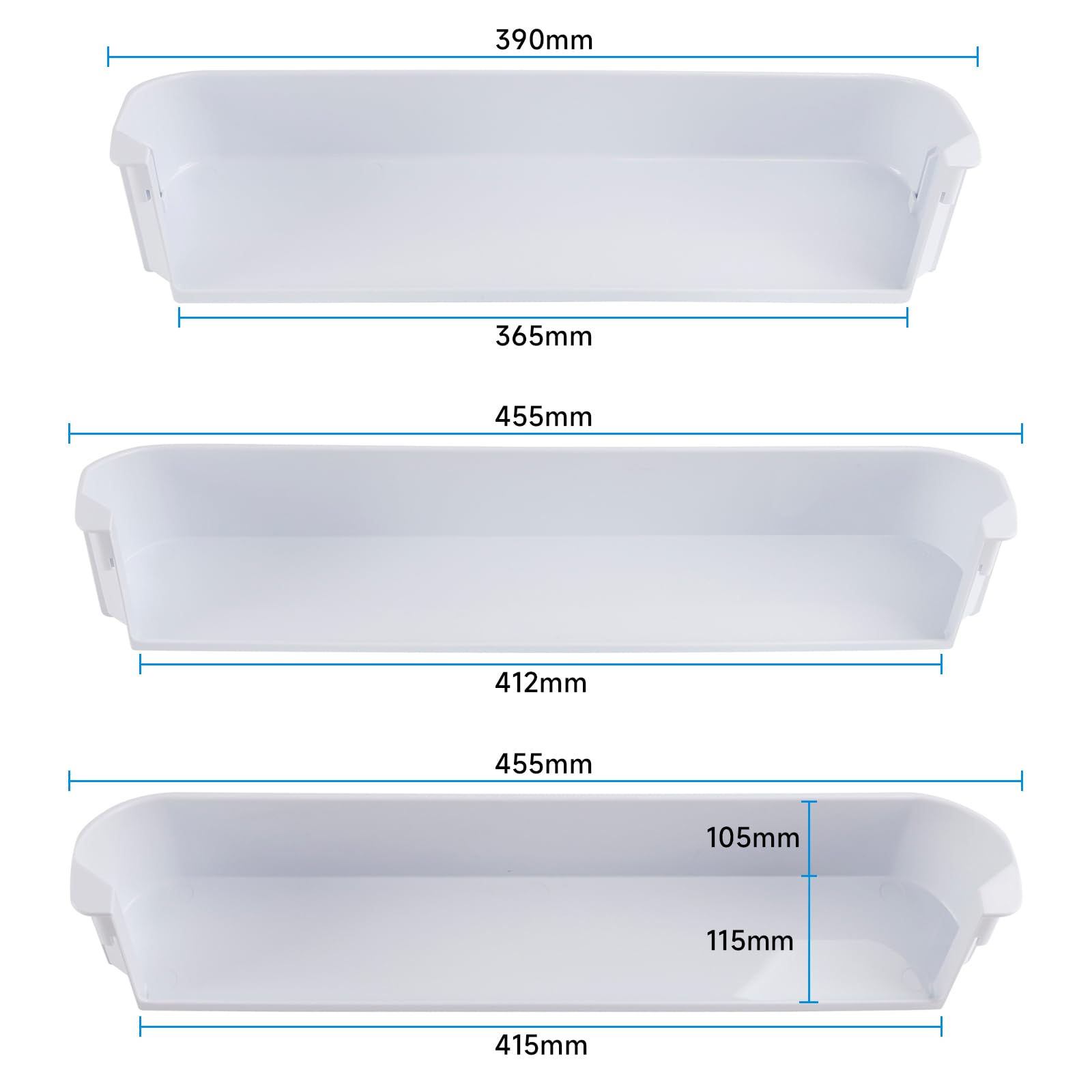 Snapklik.com : 29325760166 Replacement Refrigerator Door Shelf Kit Fit