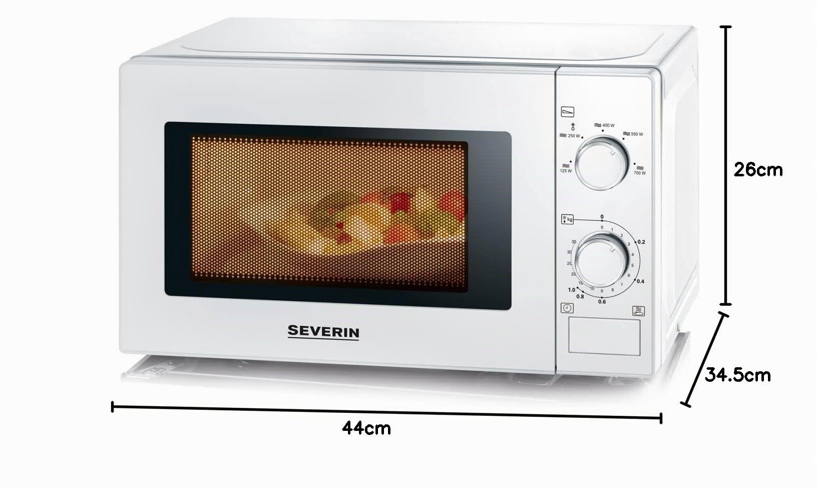 Severin - Microwave 20 liters 700 watts - White (28677)
