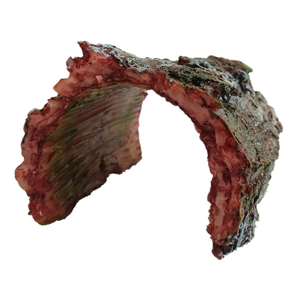 Corteza de escondite de Reptiles, Caja de Cueva de Reptiles, decoración de hábitat, Tortuga, Lagarto, Serpiente, escondites de Peces, pecera trepadora, Acuario, paisajismo