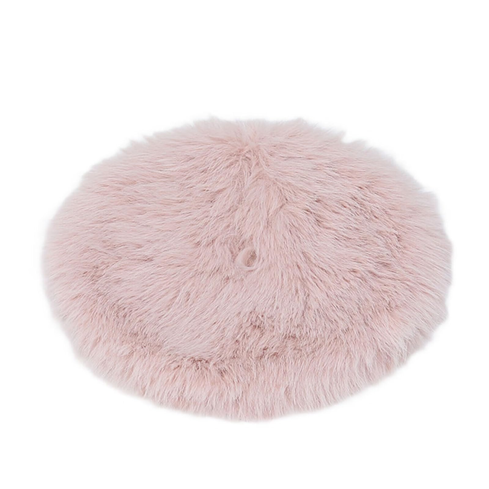 yanwuwa Colorful Christmas Tree Skirt Comfortable Plush Mat Stylish Tree Base Dress Holiday Decoration for Home and Christmas Skirt