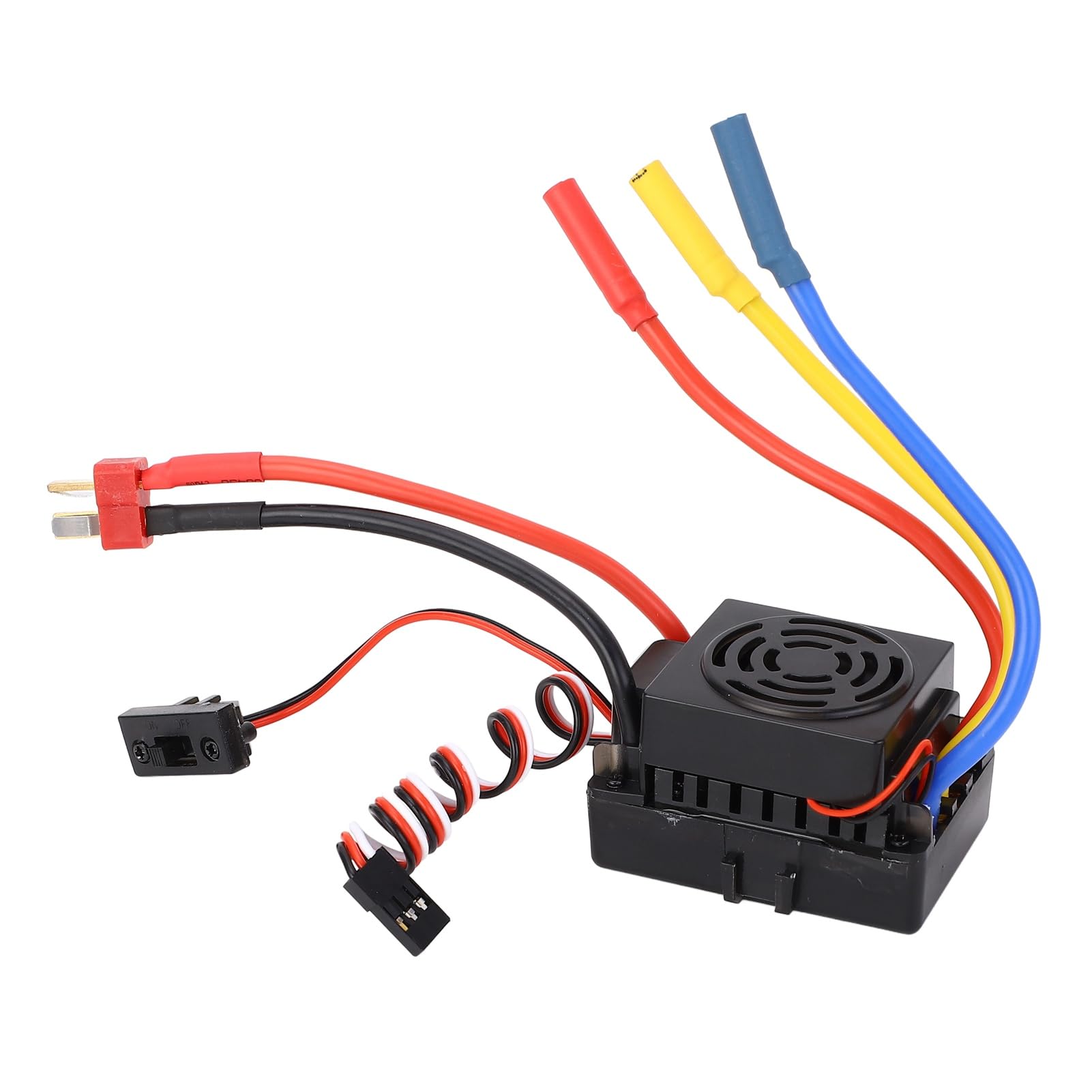 60A ESC Brushless Impermeabile, 5,8 V 3 A BEC, Scheda di Programma Regolabile, per Auto e Barche RC in Scala 1/10, Controller Motore ad Alte Prestazioni