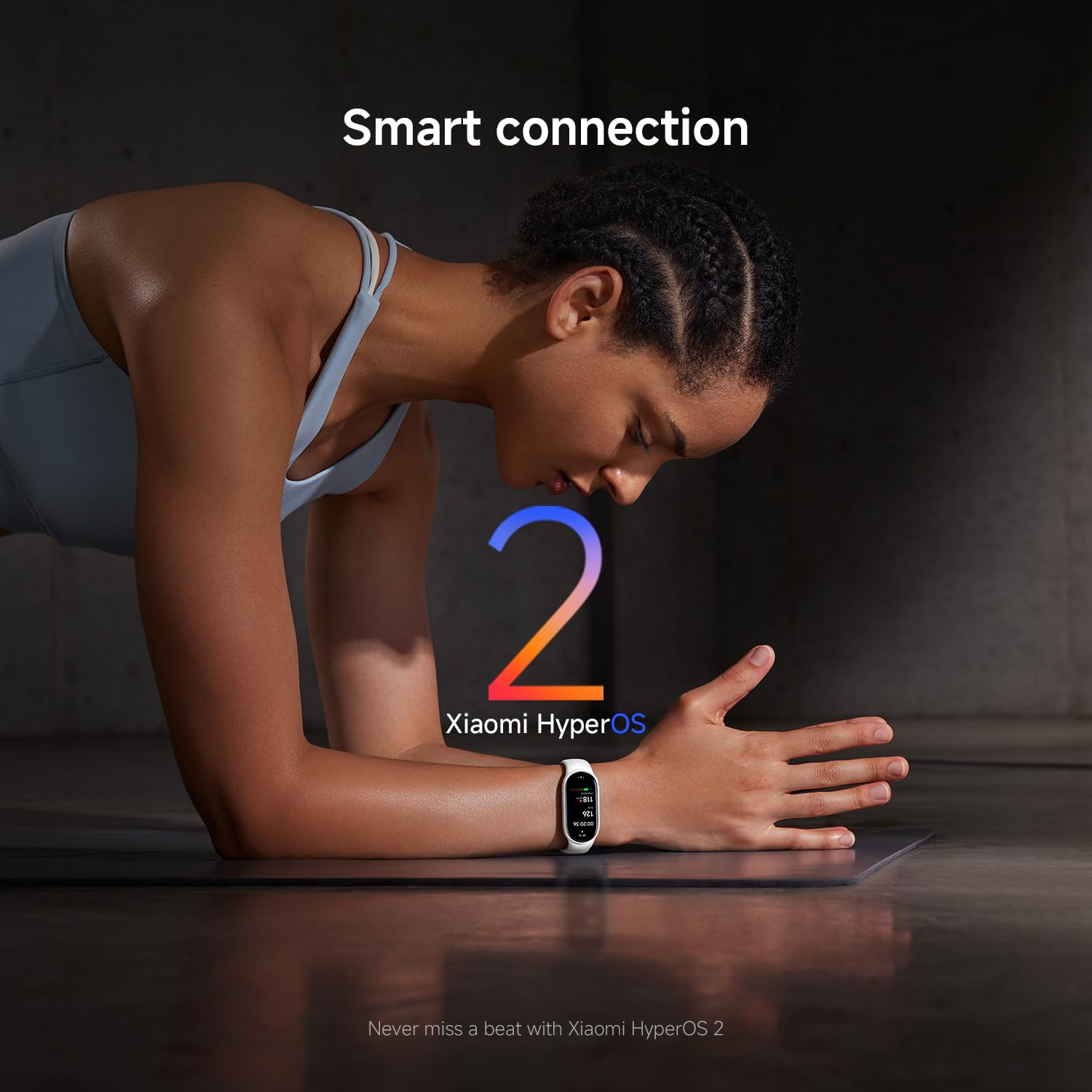 Xiaomi Mi Smart Band 10 (2025) Global Version - 1.72" AMOLED Display | 21 Days Battery Life | Touchscreen, Multi-Sport Tracker, Activity Tracker, Heart Rate Monitor | BT5.4 - (Midnight Black)