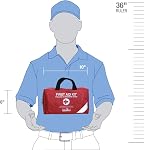 First Aid Central AZ-ESSFAK Essential Emergency First Aid Kit For Home, Travel, and Work, 111 Pieces