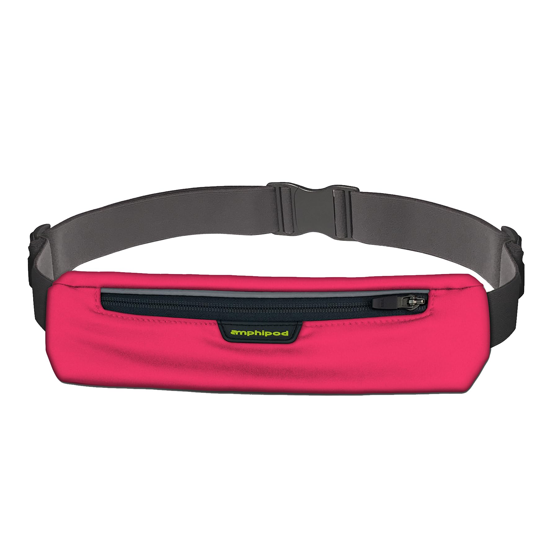 Amphipod MicroStretch Luxe Belt, Expandable Waistpack Storage for Running, Jogging & Walking, Men & Women - Persimmon - XL