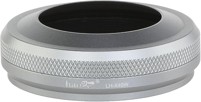 Haoge LH-X49W anillo adaptador para lentes Fuji 49 mm miniatura 6