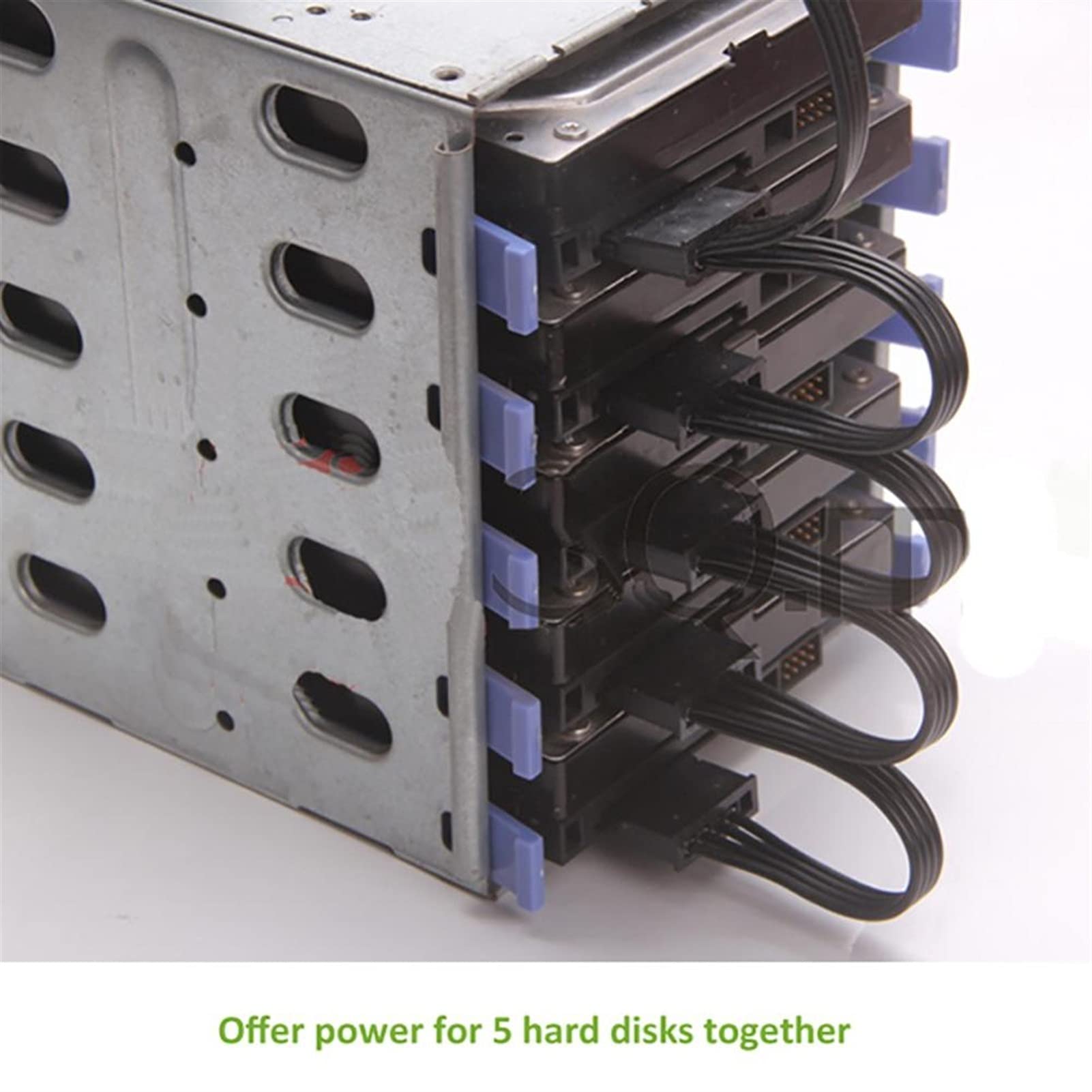4pin. IDE 1. a 5. SATA 15. Cavo del Cavo dello splitter di Alimentazione del Disco Rigido del Pin PC DIY Sever 4 Pin a Potenza a 15 Pin 60cm