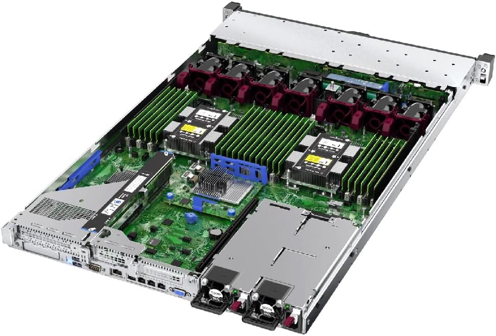 HPE ProLiant DL360 Gen10 1U Rack Server Bundle with Dual Xeon 6130 2.10 GHz, 256GB DDR4 Memory, 7.68TB Enterprise SSD Storage, RAID, Dual Power, iLO, Rail Kit, Server 2022 Standard