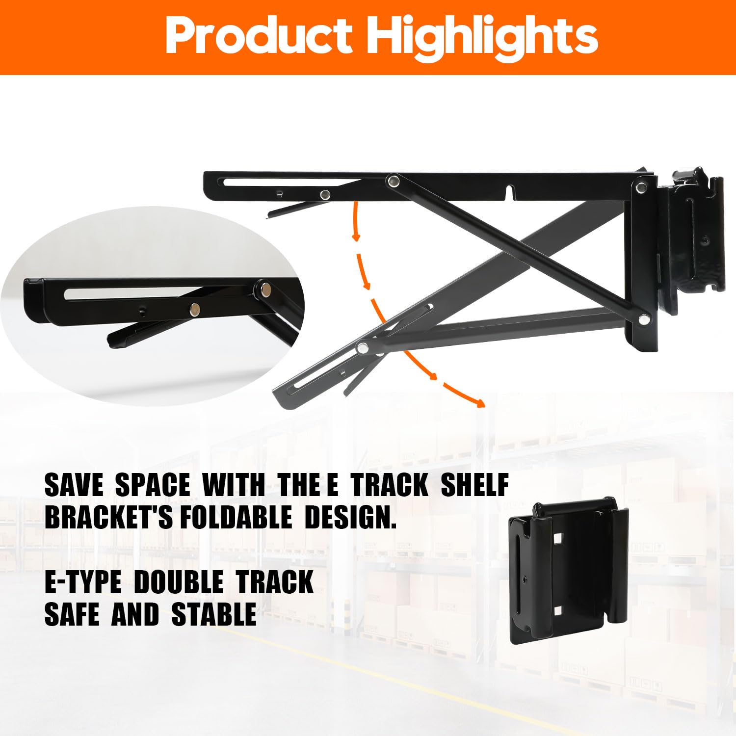 E Track Shelf Bracketnull