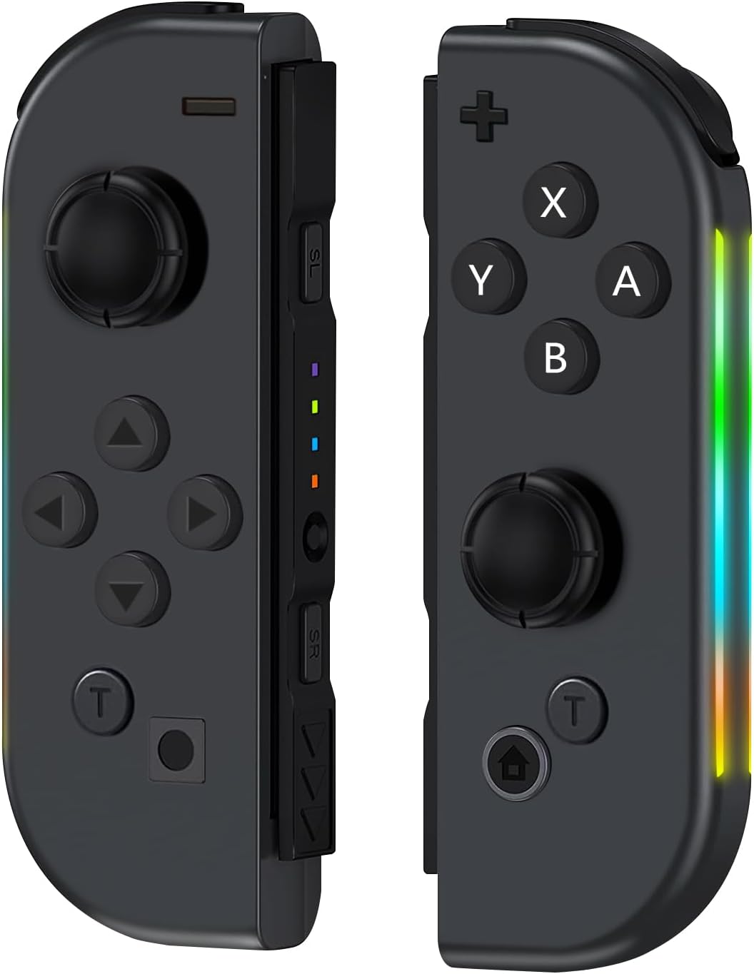 JYELUK Replacement for Nintendo Switch Controller,Compatible with Switch Controllers With RGB LED，Support Double Vibration/Wake-up/Screenshot