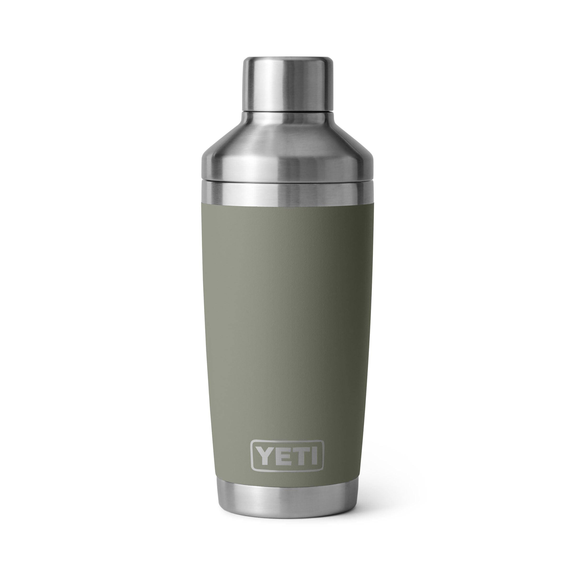 Rambler 20 oz Cocktail Shaker, Stainless Steel, Vacuum Insulated, Pampa Green