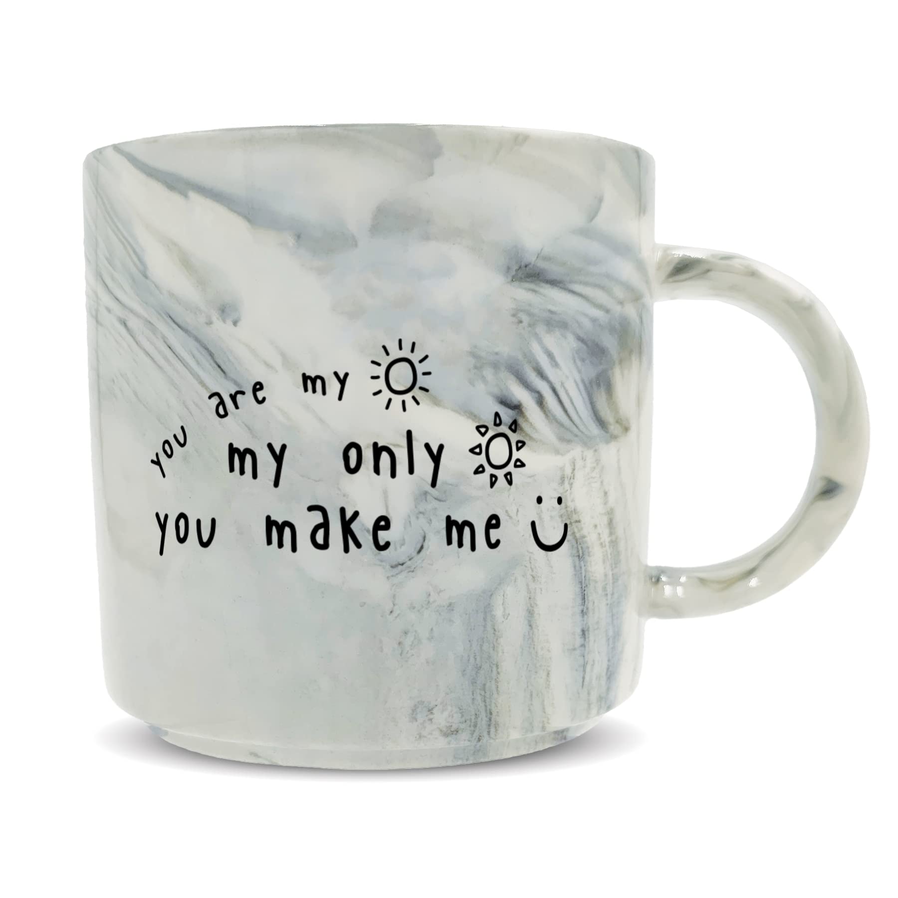 Hippowarehouse You are My Sunshine, My Only Sunshine, You Make Me Happy Printed Mug Various Colour Options Ceramic Cup Kitchenware 11oz