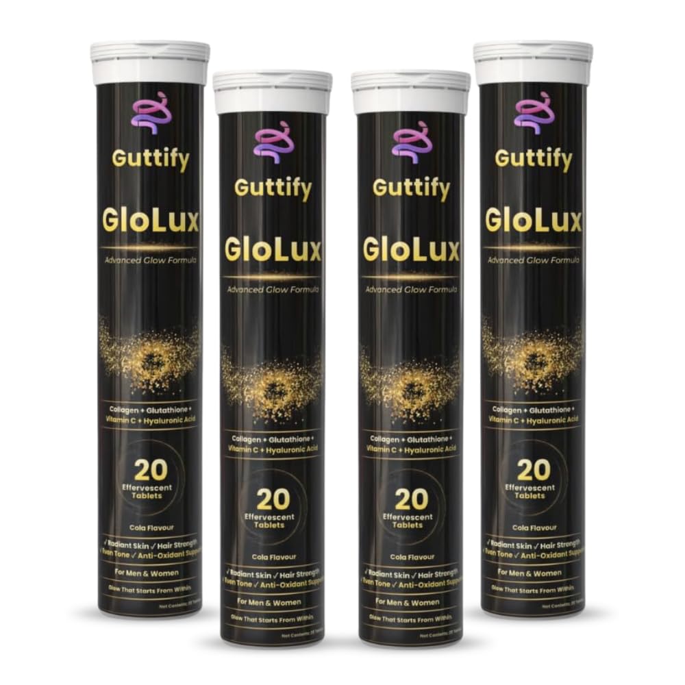 L-Glutathione 500mg Effervescent Tablets | Supports Skin Whitening, Glow & Anti-Aging | Hyaluronic Acid + Vitamin C + Vitamin E | Sugar-Free Skin Brightening Supplement for Women | 20 Tablets (Glolux Blueberry) — Amazon image 11