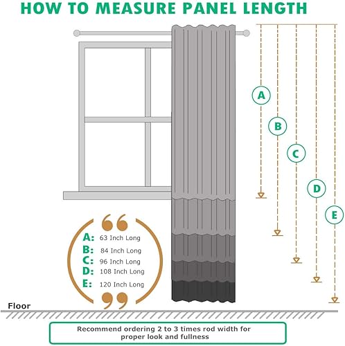 Miniatura 5 de Royal Hotel Bedding Paneles de cortinas opacas de terciopelo con bolsillo superior para cortinero, paneles sólidos, cortinas de terciopelo suave,