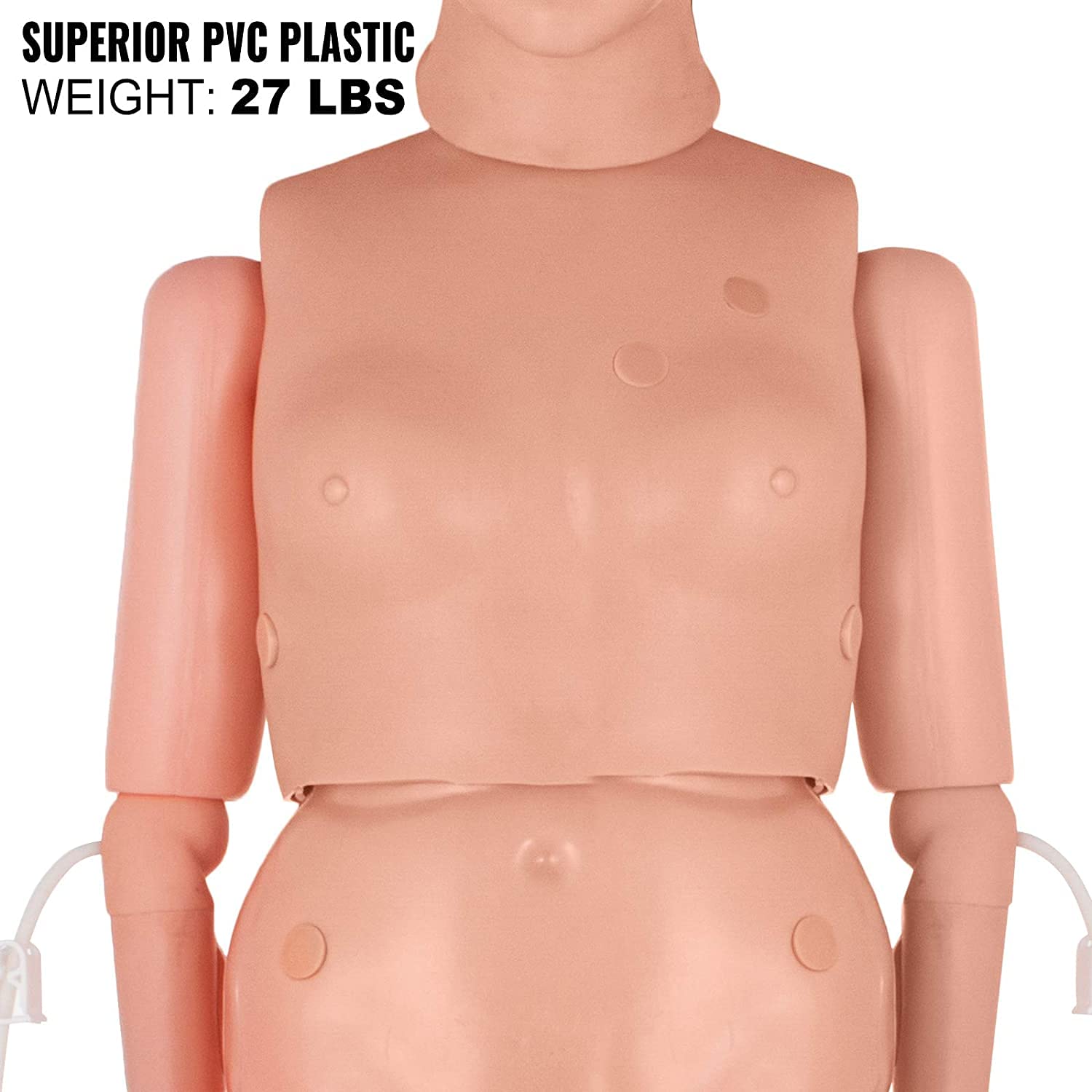 Manekin do opieki nad pacjentką, materiał dydaktyczny do nauki manekina pacjenta z tworzywa PVC, model manekina kobiety