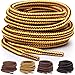 Round Boot Laces [3 Pairs] 3/16" Thick - Heavy Duty and Durable Shoelaces for Boots, Work Boots & Hiking Shoes - By Miscly