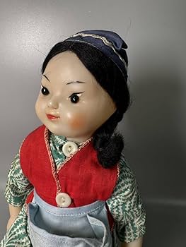 No1401時代　プラスチック人形　5点　多国籍　中国　アメリカ　民族　送料無料 ビンテージ 1960年代 IDEAL社 Tammy タミーちゃん アメリカ