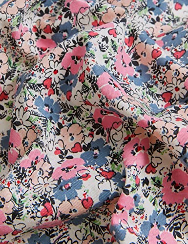 Marks & Spencer Womens Short Sleeve 'Loves Me' Slogan Floral Pj Pajama Set, Pink Mix, Medium Us #TOP1