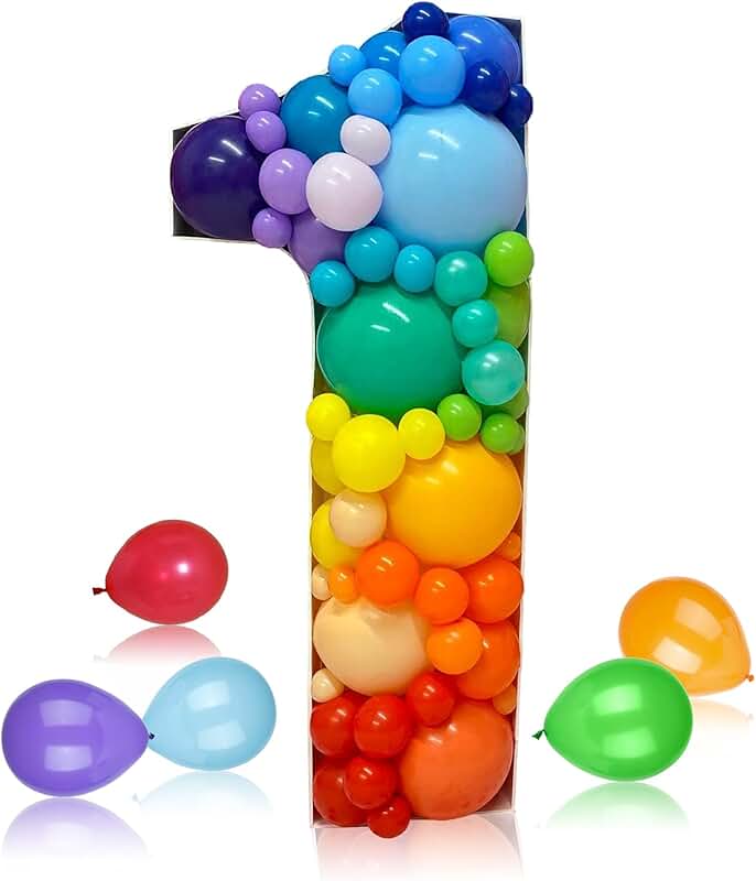 large cardboard numbers