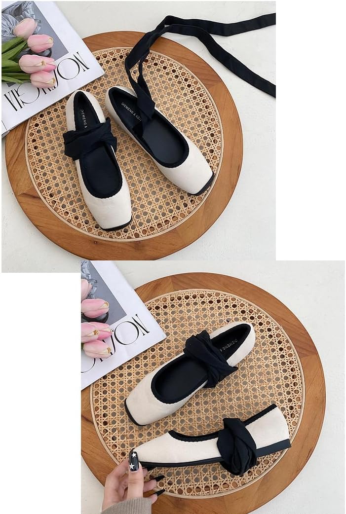 [WouND] レディースバレエシューズ 女性のバレエフラットシューズ女性春夏カジュアルスニーカーサンダル裸足バレリーナ快適なエレガ