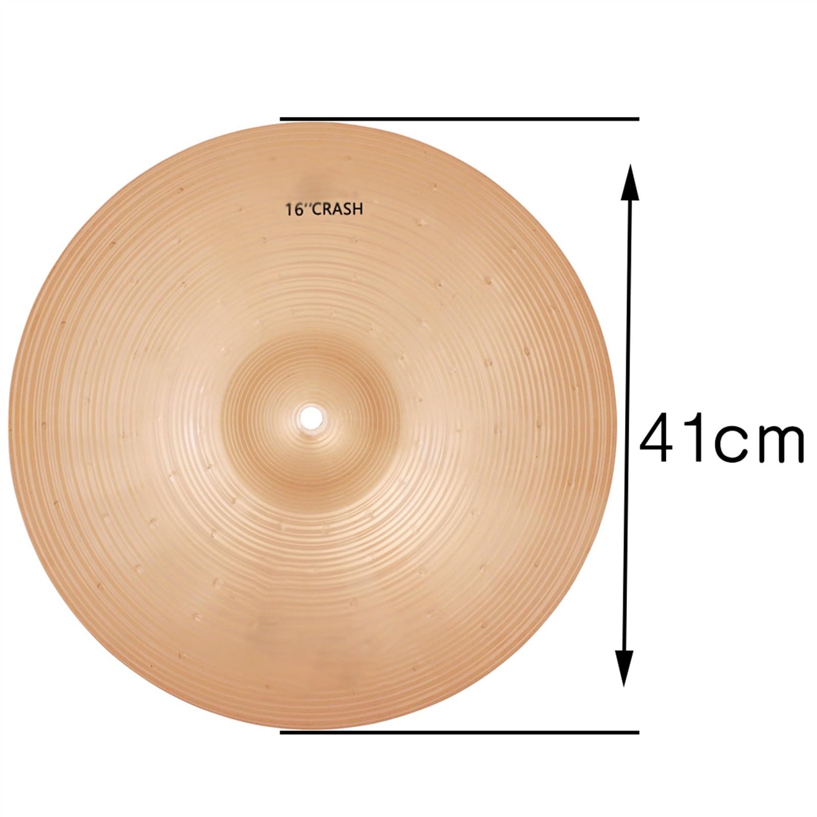 Kit De 5 Cymbales 12/14/16/18/20 Pouces Hi-Hat Drum Cymbals Crash Cymbal Percussion Instruments Accessoires pour Instruments à Percussion