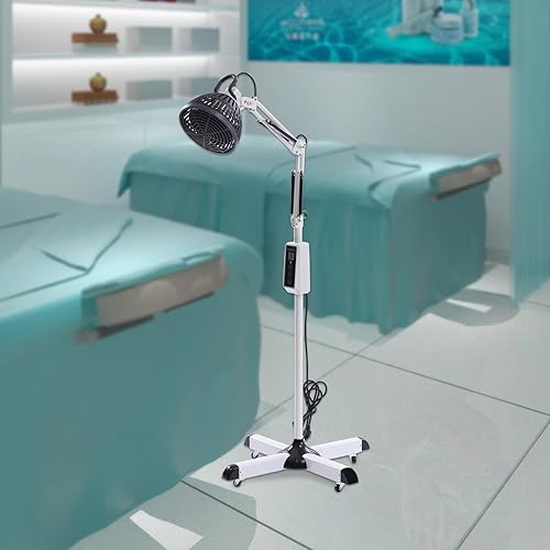 Miniatura 8 de Lámpara de calor infrarrojo lejano de 300VA 110V TDP, lámpara de terapia mineral, dispositivo de calefacción para el hogar, hospital, clínica,
