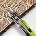 GC Quill Calligraphy Set, Includes 6 Calligraphy Fountain Pens with Different Nibs and 20 Ink Cartridges- MU-07