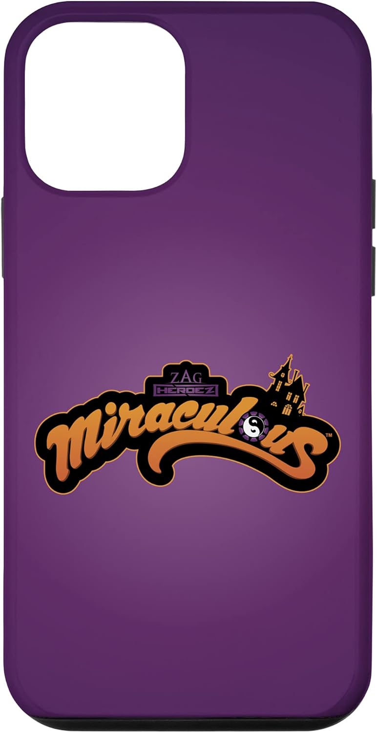 iPhone 12 mini Miraculous Ladybug Halloween Logo Haunted Mansion (Purple) Case