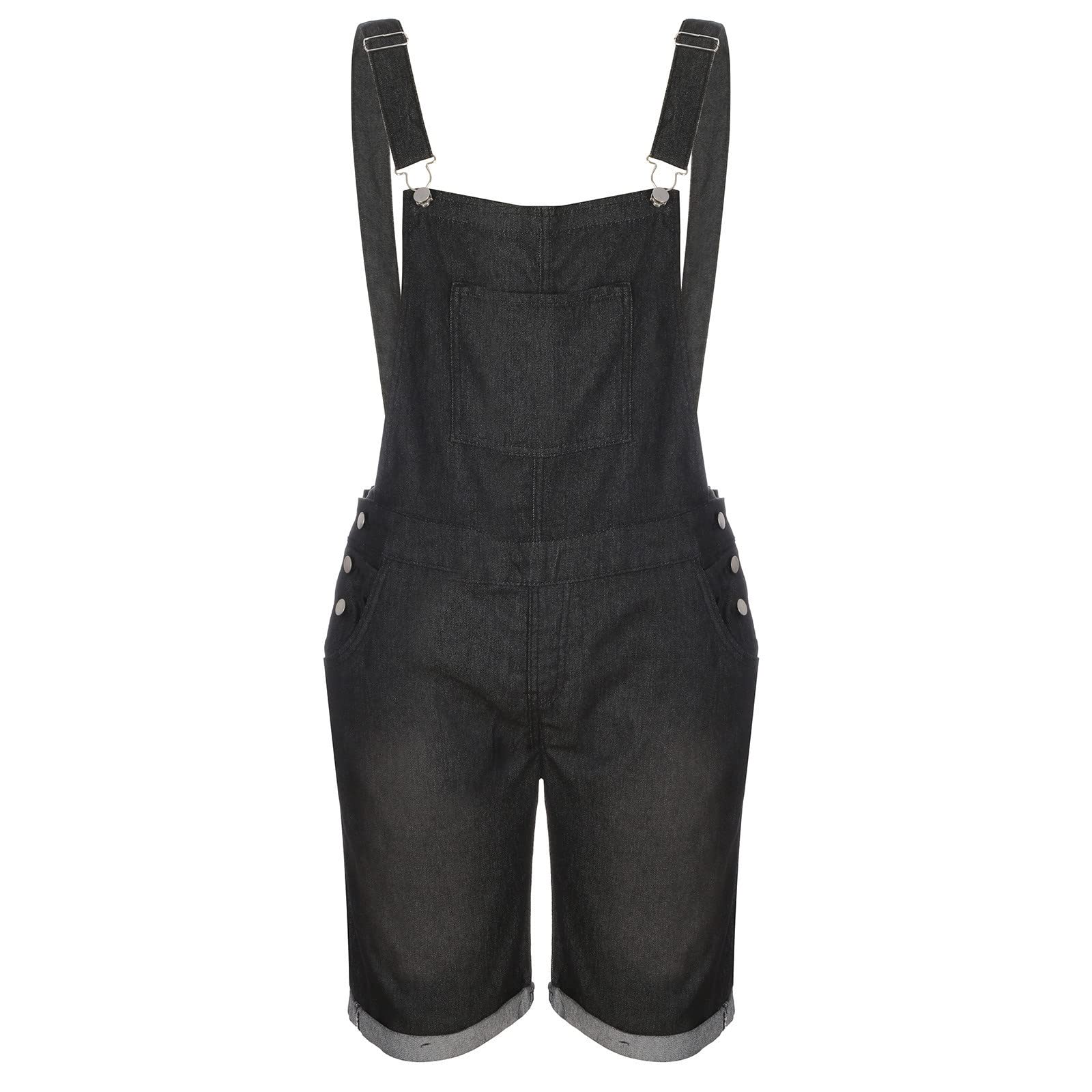 2023 Pantalones Cortos de Vaquero para Hombre Monos Peto Mezclilla Slim Fit Casual Trabajo Jumpsuit Verano Jeans Moda Fiesta Pant
