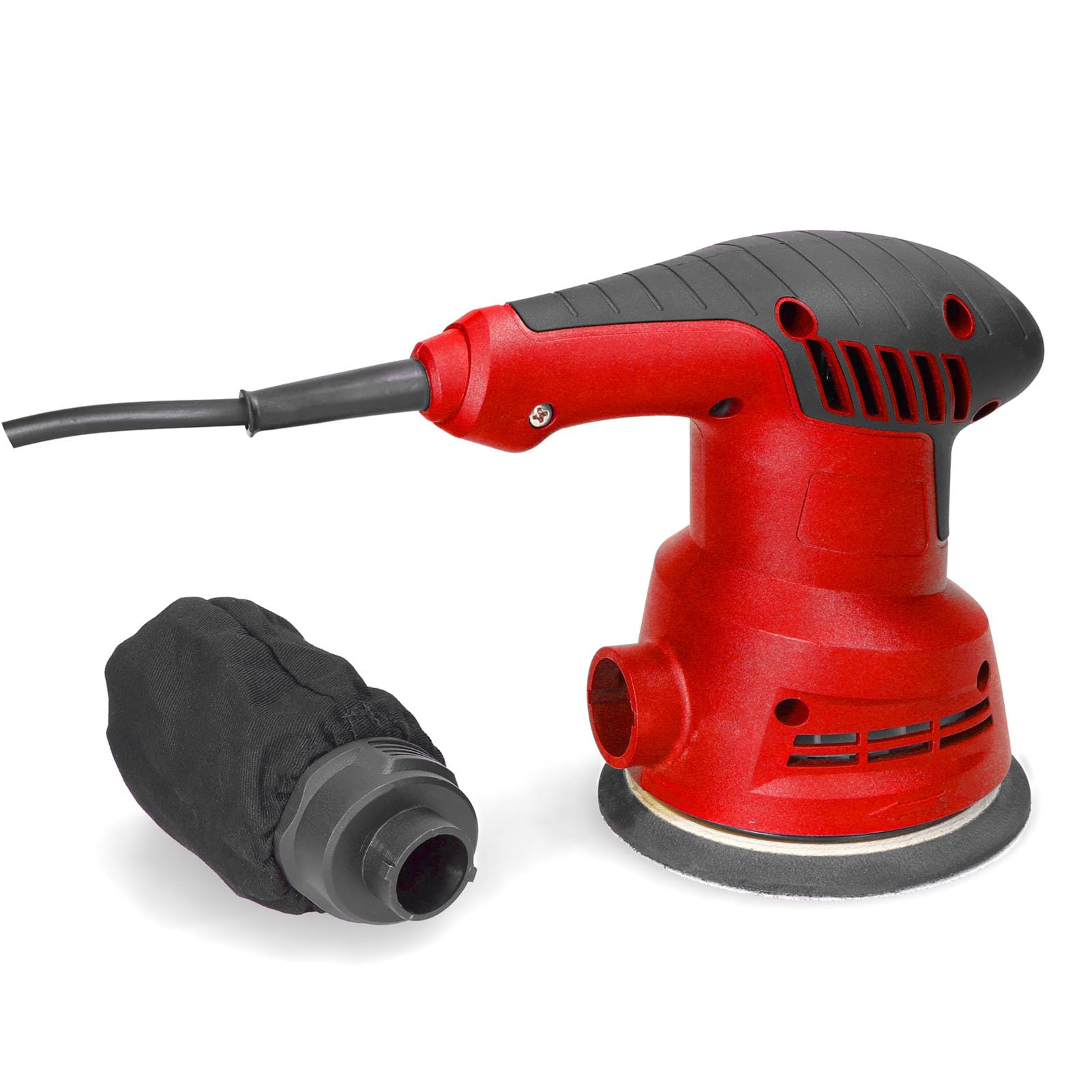 Lijadora Excéntrica Eléctrica de Mano de 300 W, 5000 a 12000 Rpm, 6 Niveles de Velocidad Ajustable, Máquina Pulidora de Automóviles para Automóviles, Encerado de Pisos, (Enchufe
